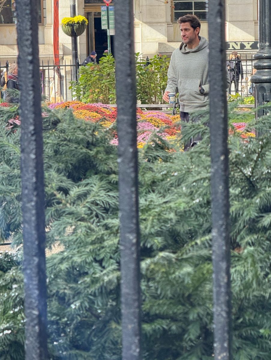 Actor John Krasinski being filmed in his newest show titled Tom Clancy's Jack Ryan