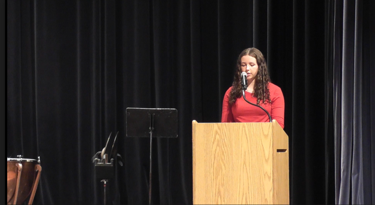 Sophomore Emma Bohrer describes the effect veterans' service and sacrifice has on a student.
