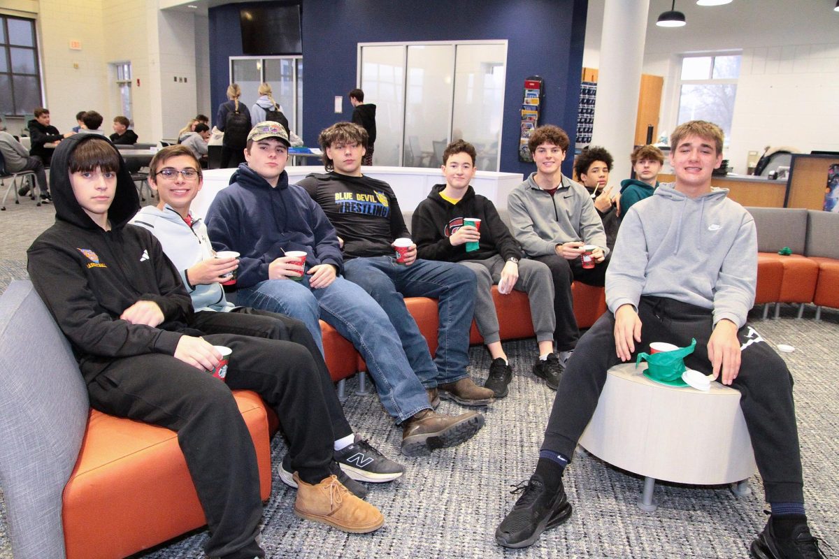 Sophomores Jacob Dombrowski, Jack Mosgo, Gabriel Krygowski, Josh Sedlock, Connor Noll, Mitchell Creel, Mace Durden, Shane Jatsek, Jeremy Jacob