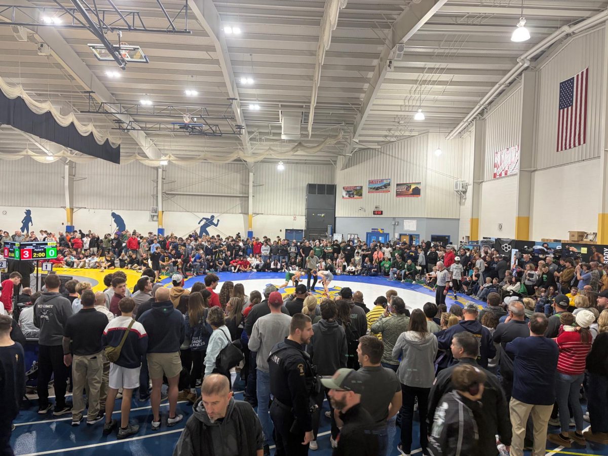 Spectators at the finals of a match at the 18th Annual North Coast tournament. 