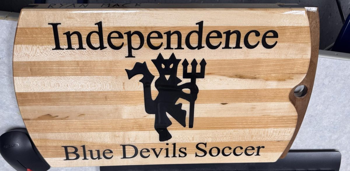 Coach gift created by senior Victor Walchanowicz