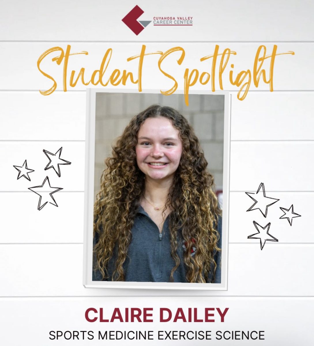 Claire Dailey is pictured at CVCC.